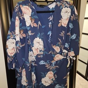 Floral Wrap Dress
